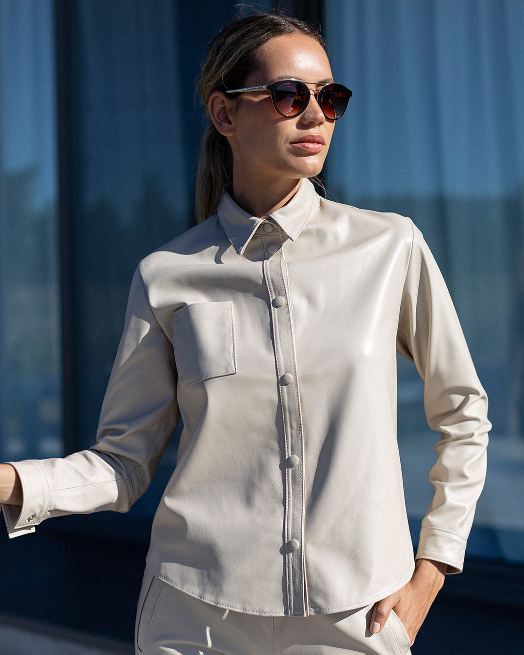 Camisa Megan Off-White (SALE)