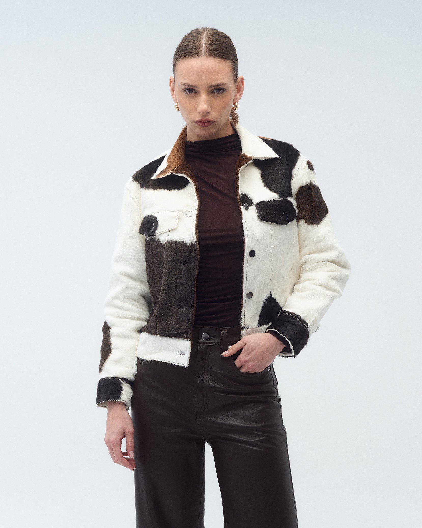 Campera Janet Marrón/Natural LIMITED EDITION