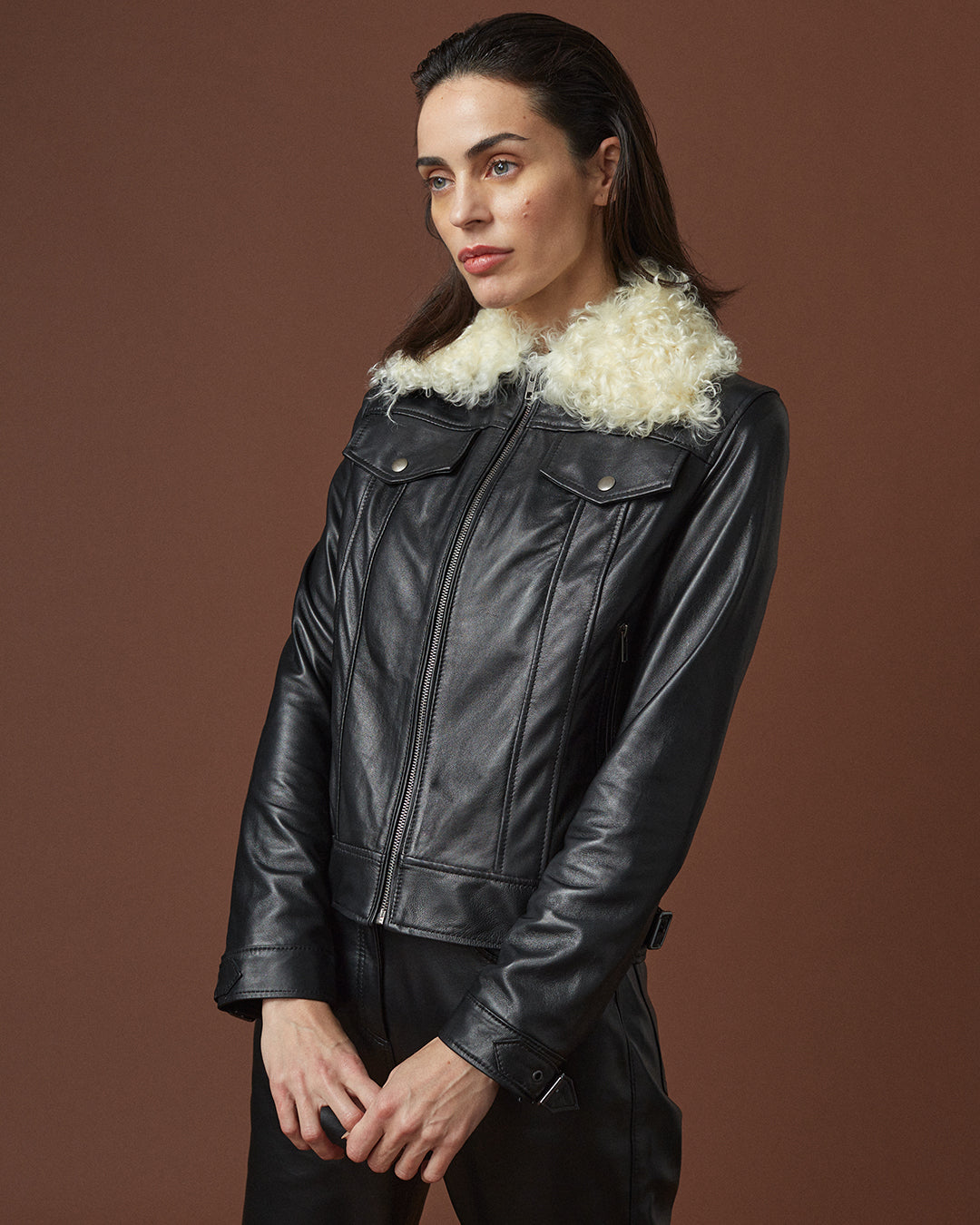 Campera Olivia Negra (SALE)