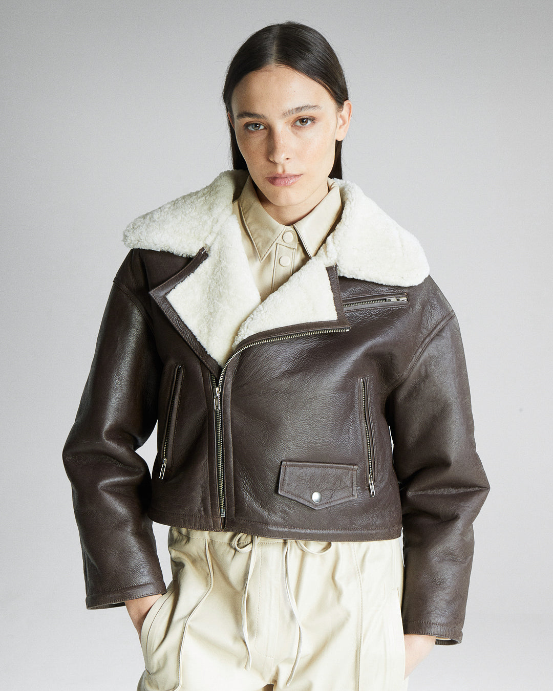 Campera Dallas Marrón/Crudo (SALE)