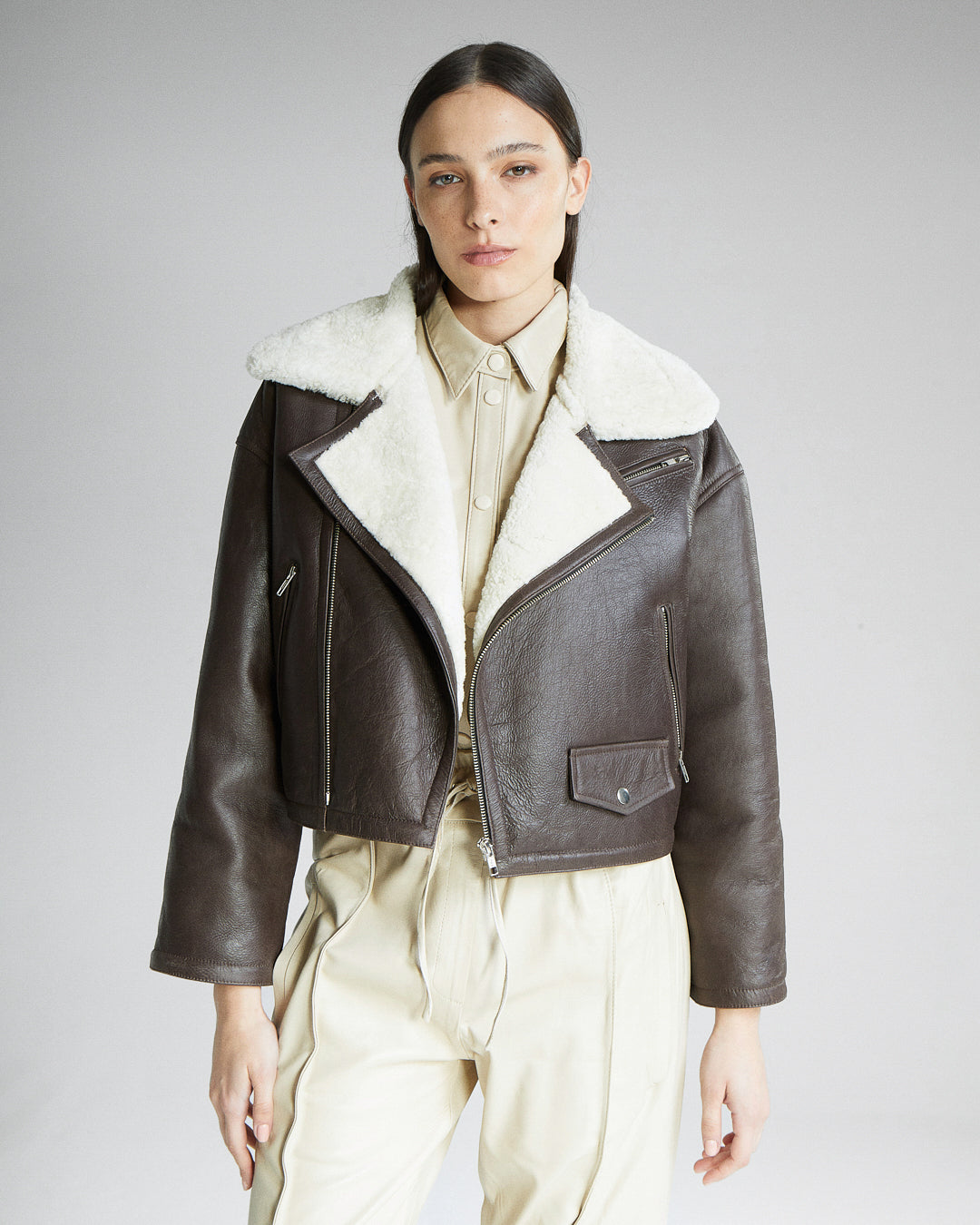 Campera Dallas Marrón/Crudo (SALE)
