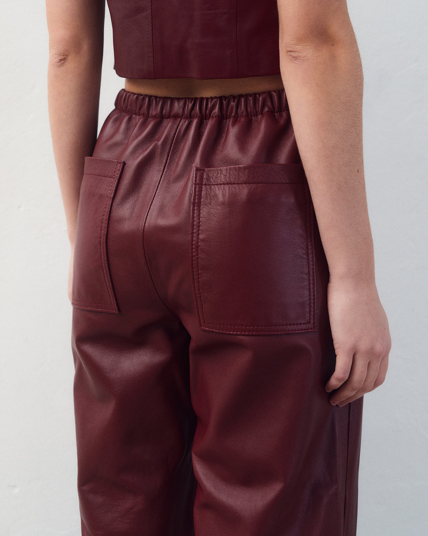 Pantalón Elisa Bordó