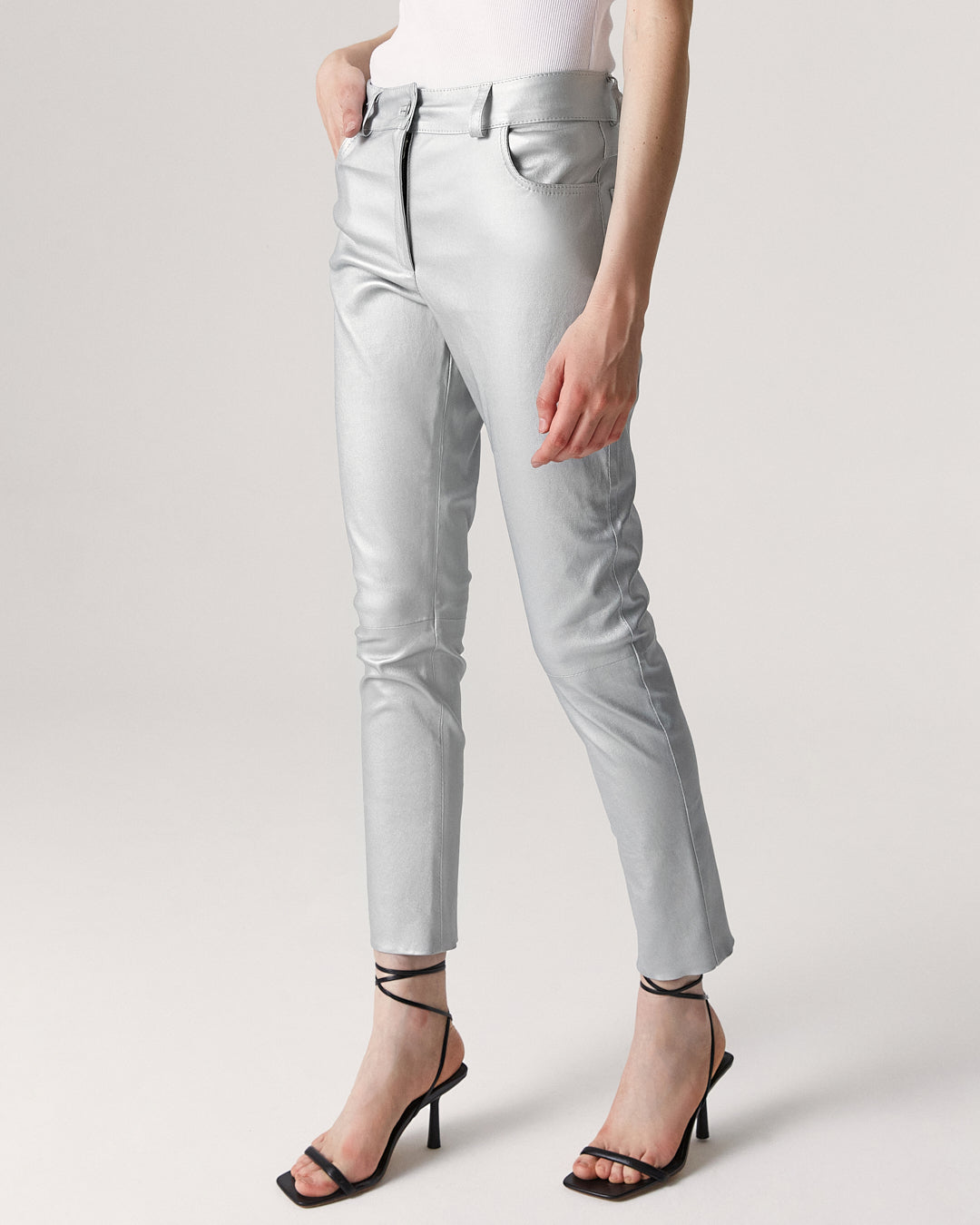 Pantalón Jeanero Elastizado Metalizado
