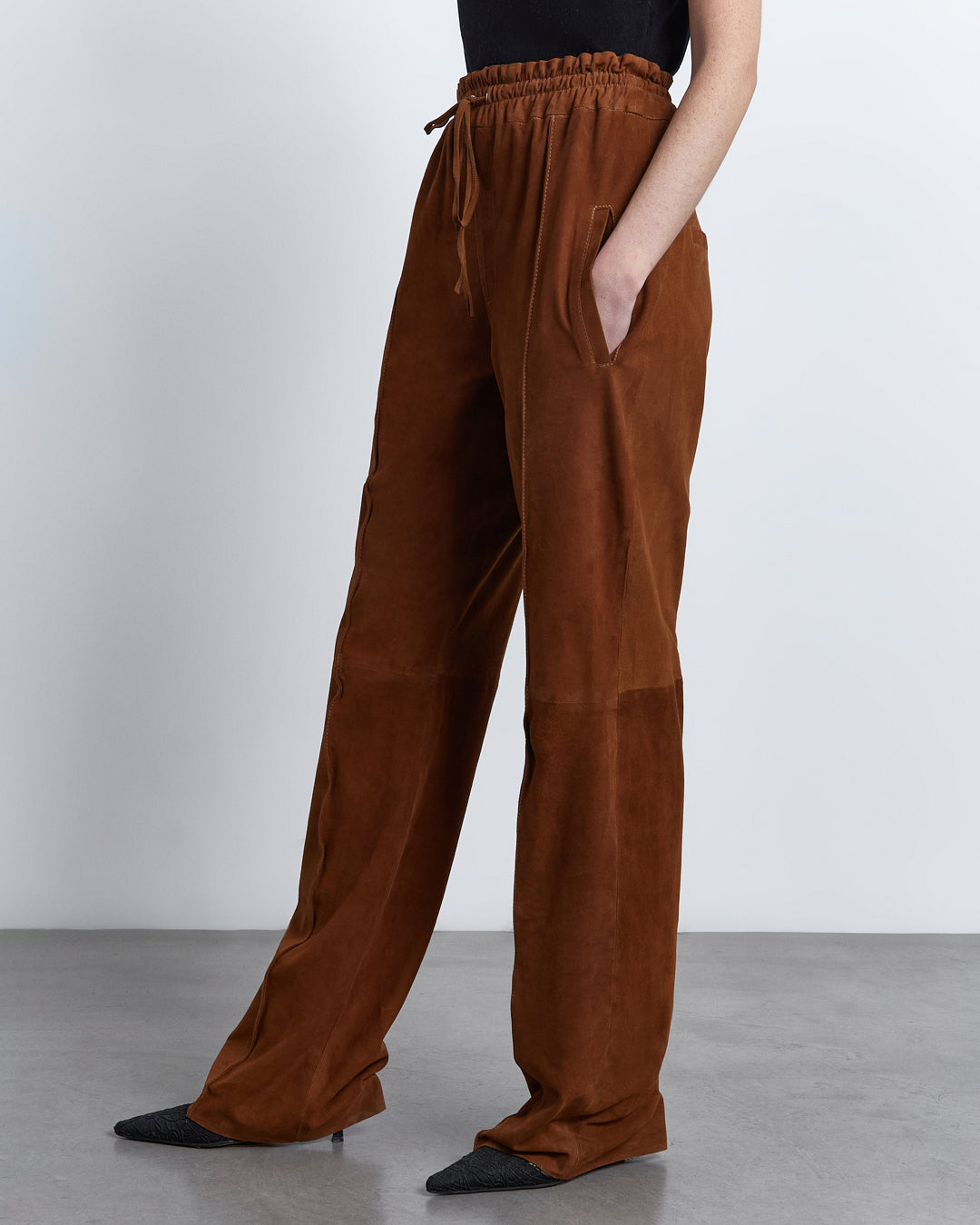 Pantalón Terra Gamuza Cognac