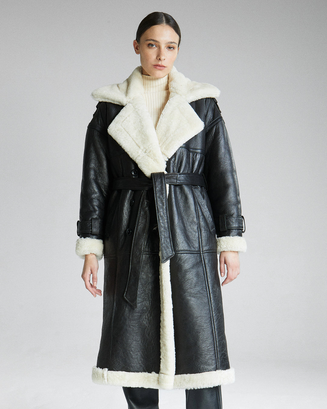 Trench Alexa Negro/Crudo