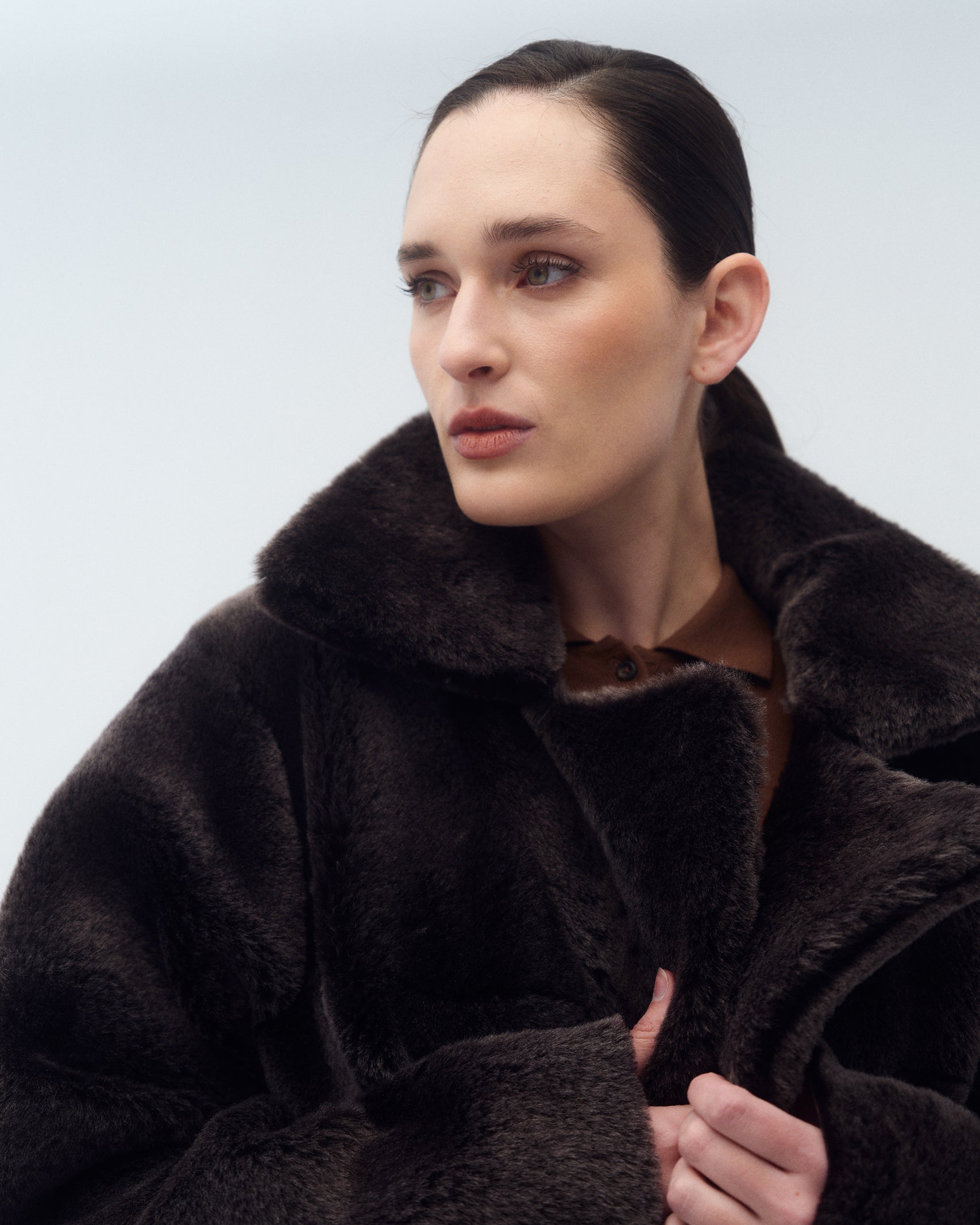 Campera Morgan Reversible Marrón/Visón