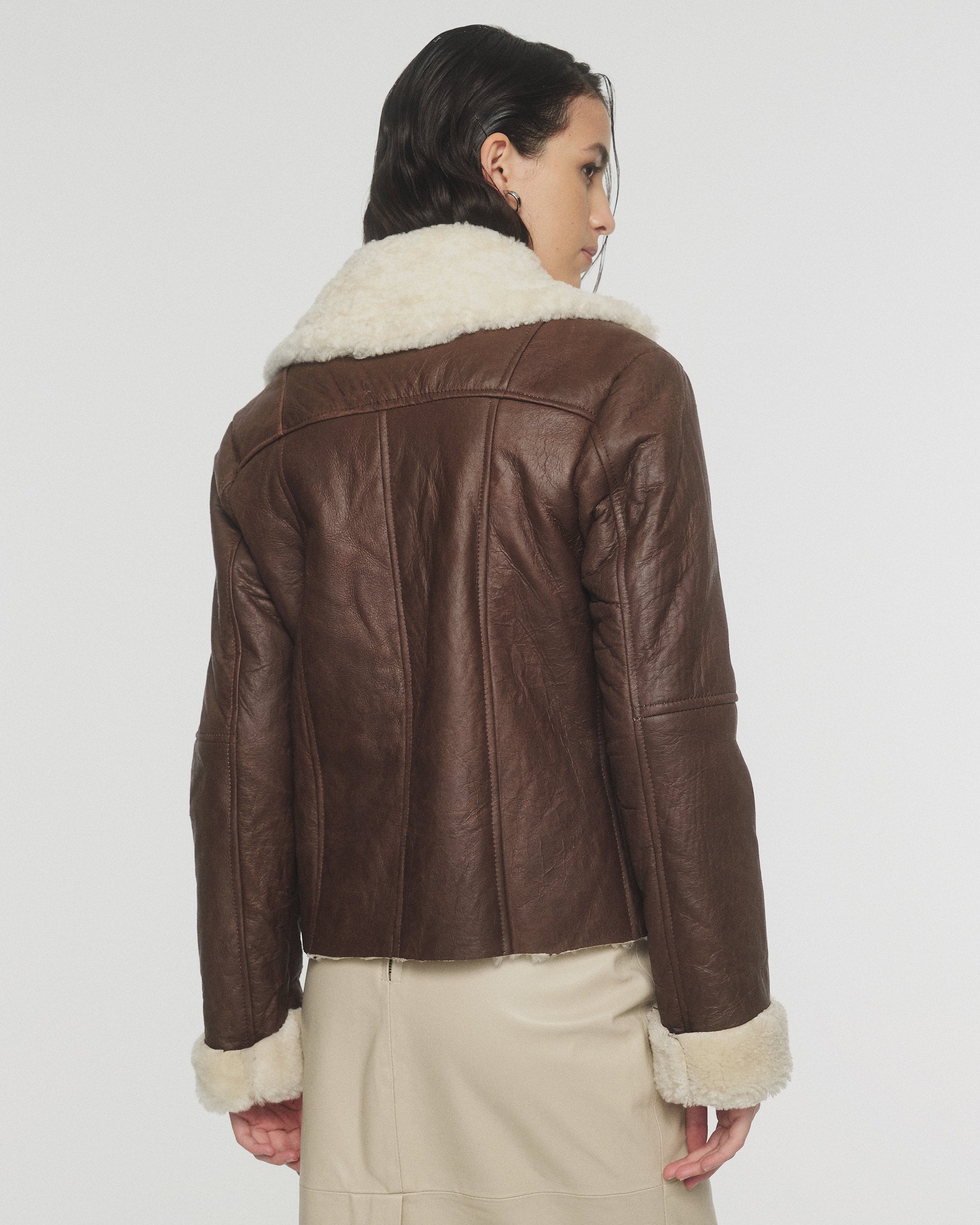 Campera Sienna Marrón/Crudo