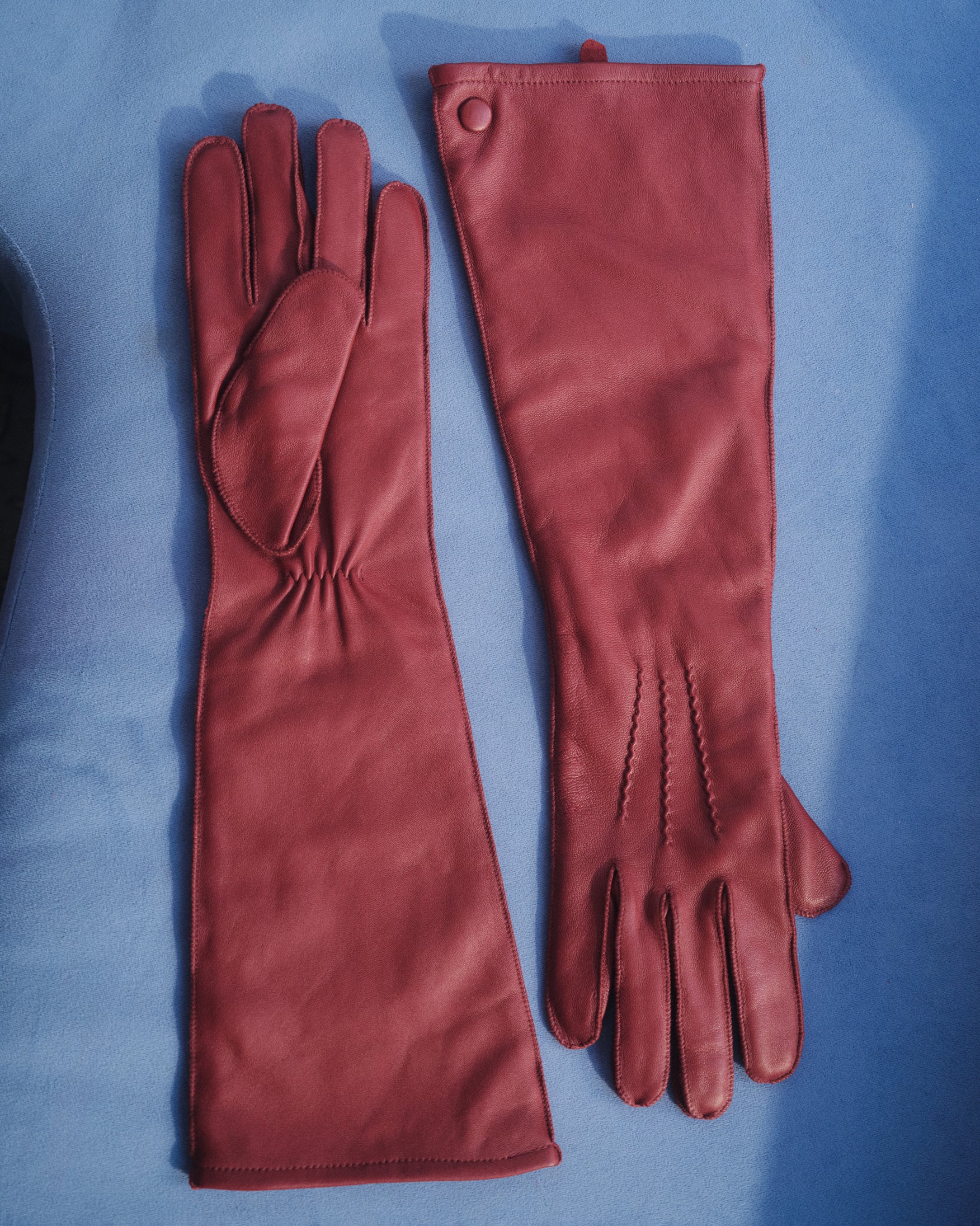 Guantes Largos Elisa Rojos