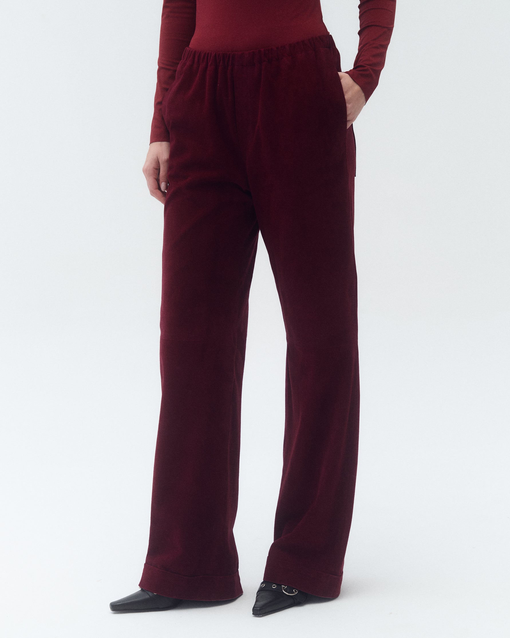 Pantalón Elisa Gamuza Bizancio