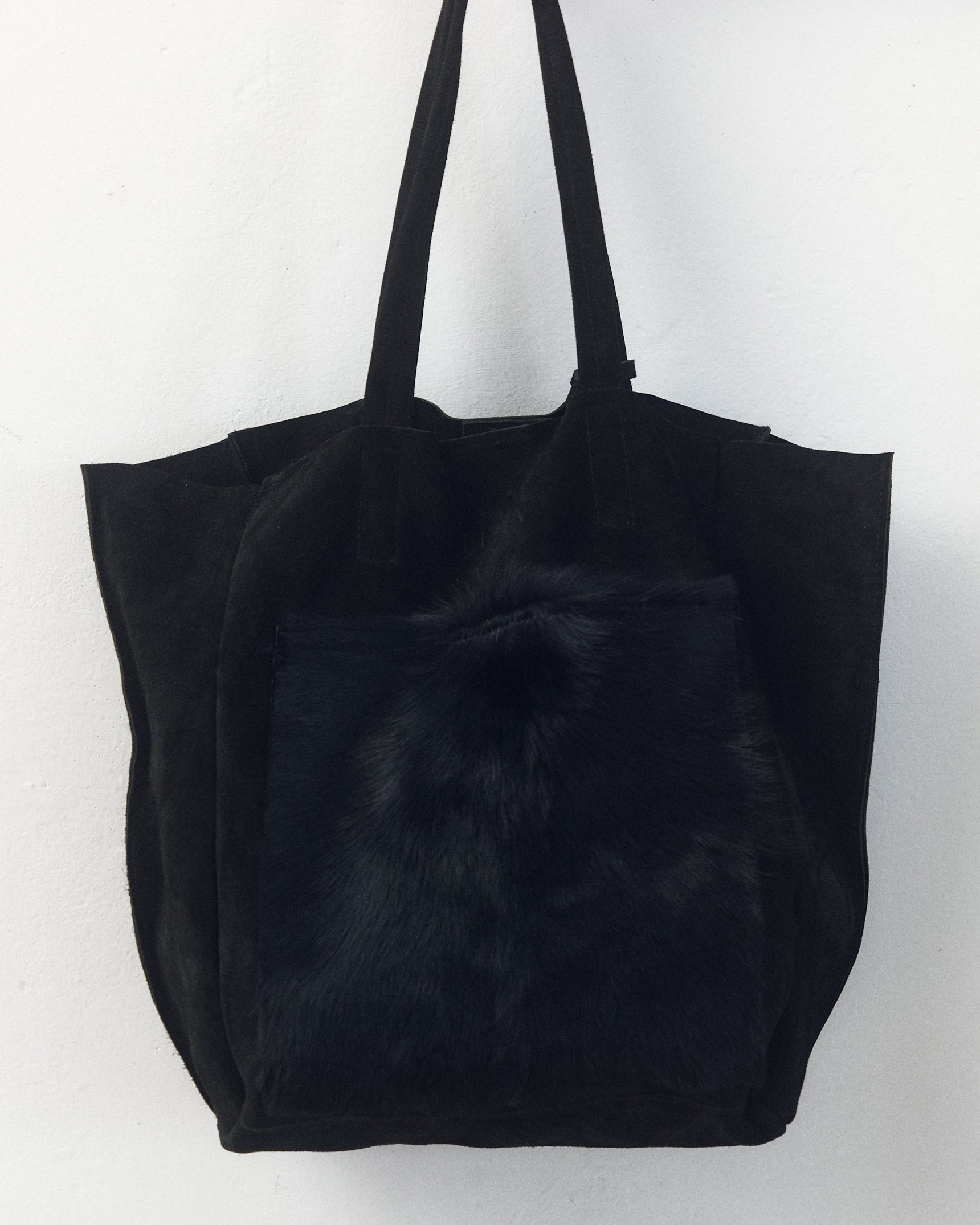 Tote Bag Elisa Gamuza Negra/Negro LIMITED EDITION