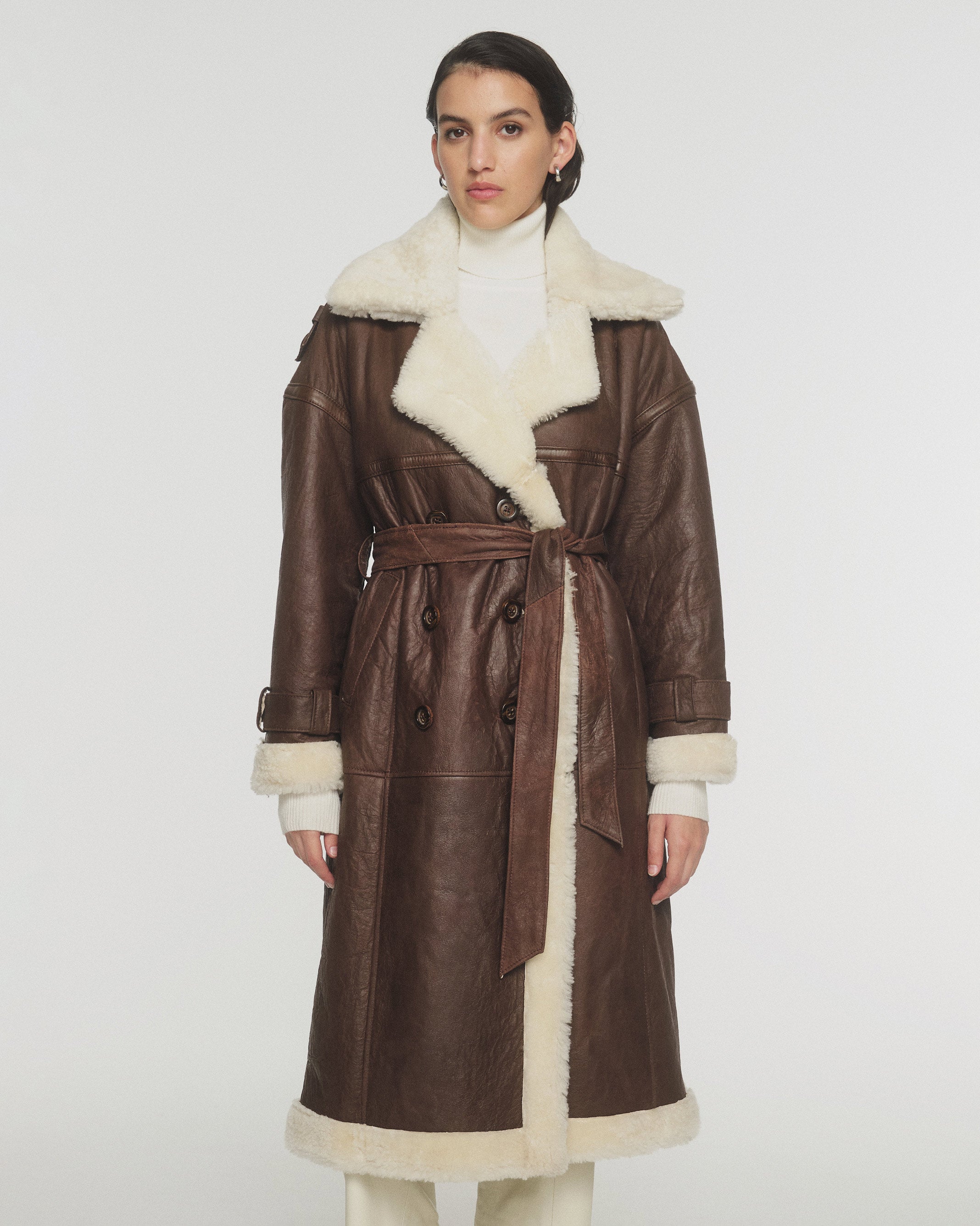 Trench Alexa Marrón/Crudo