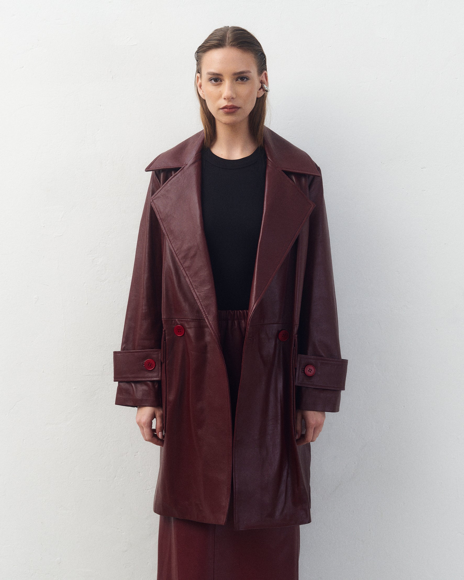 Trench Myla Bordó