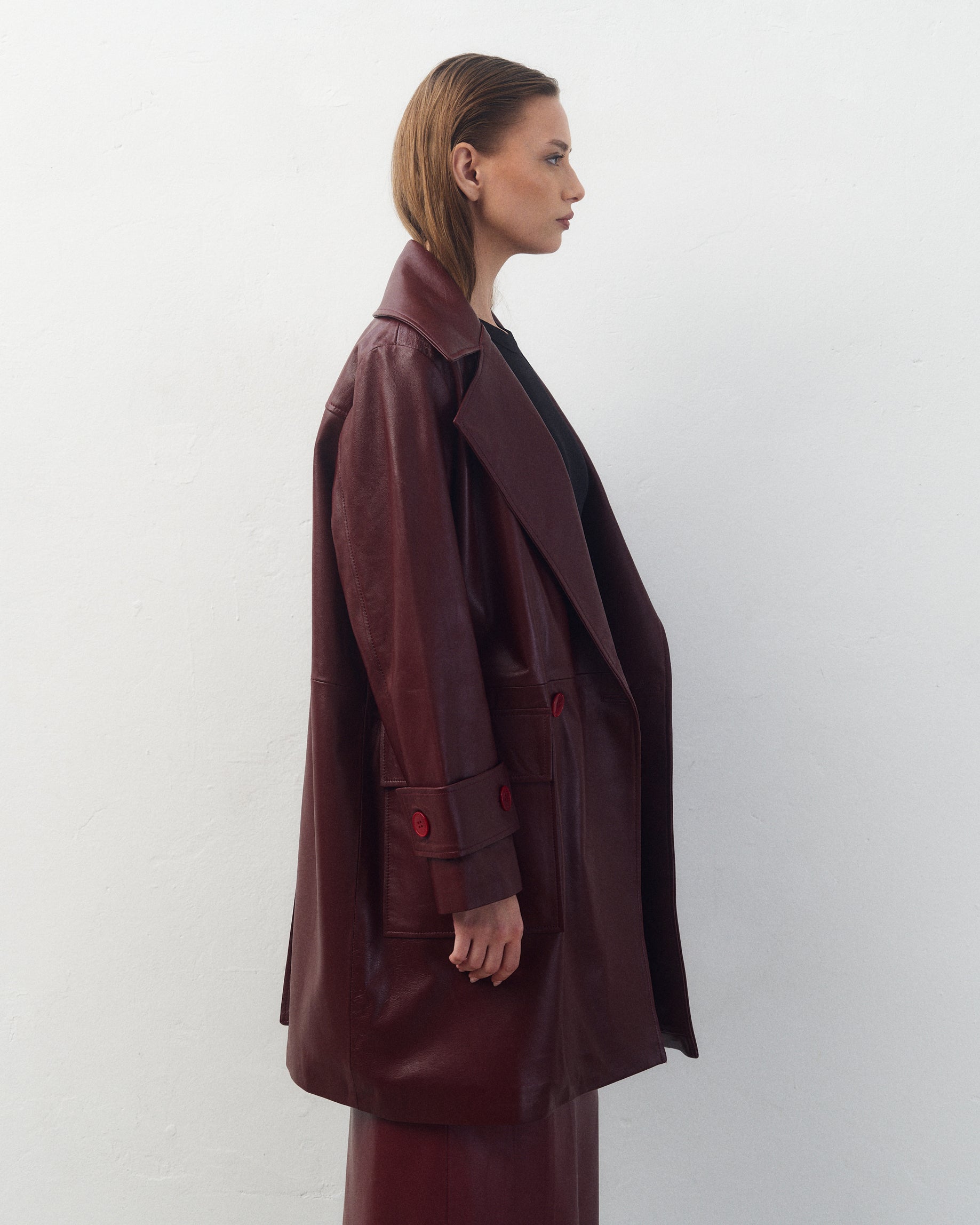 Trench Myla Bordó