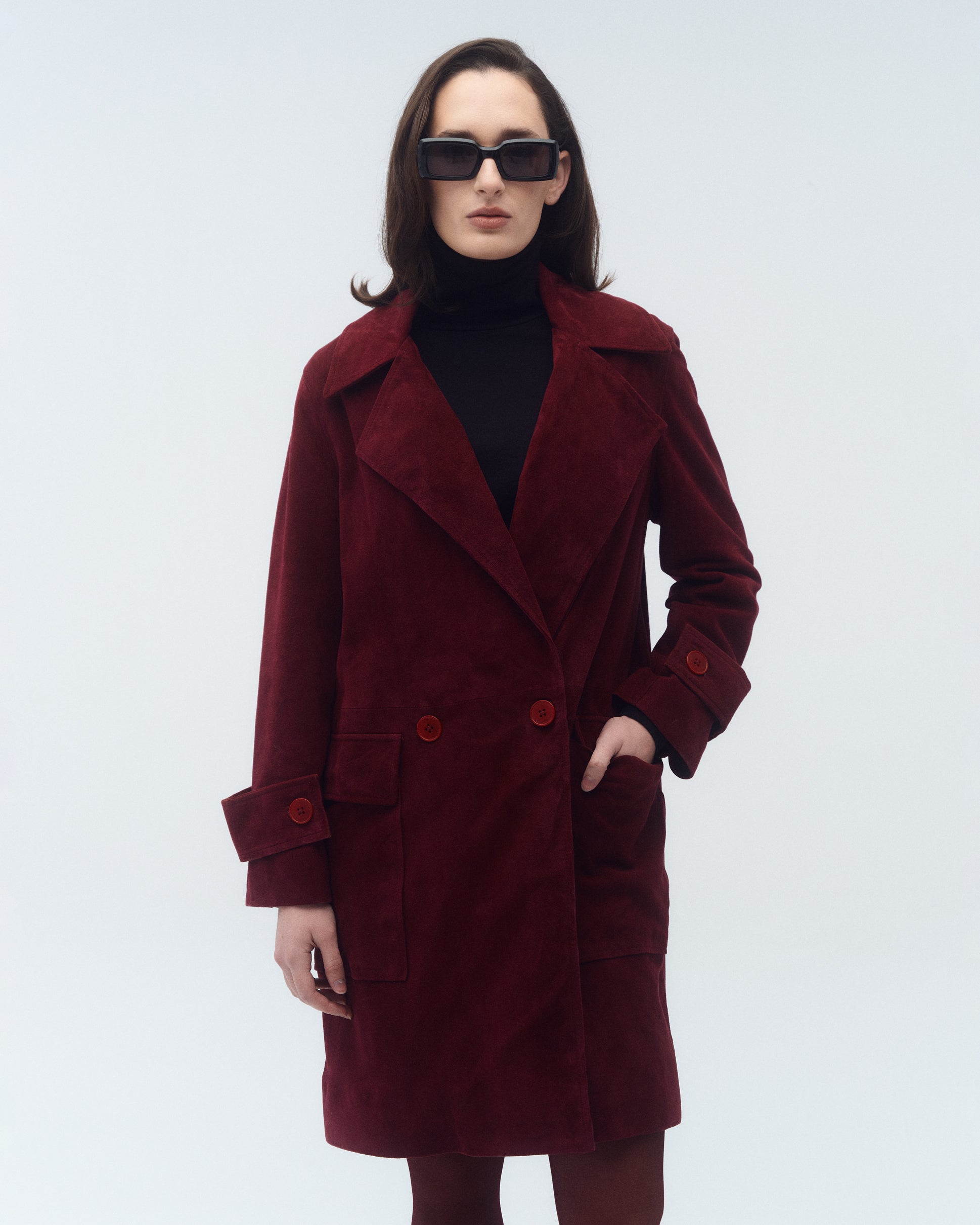 Trench Myla Gamuza Bizancio