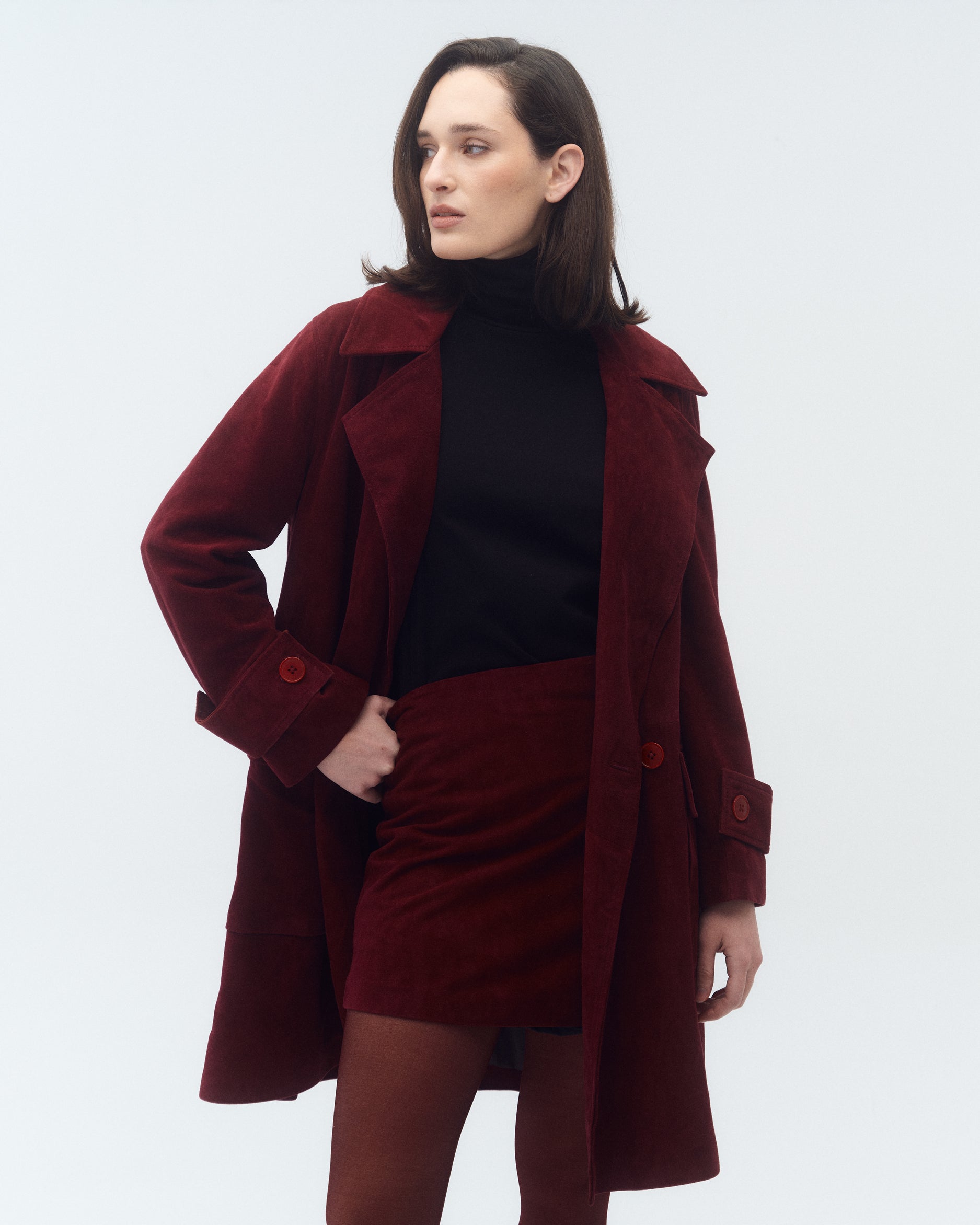Trench Myla Gamuza Bizancio