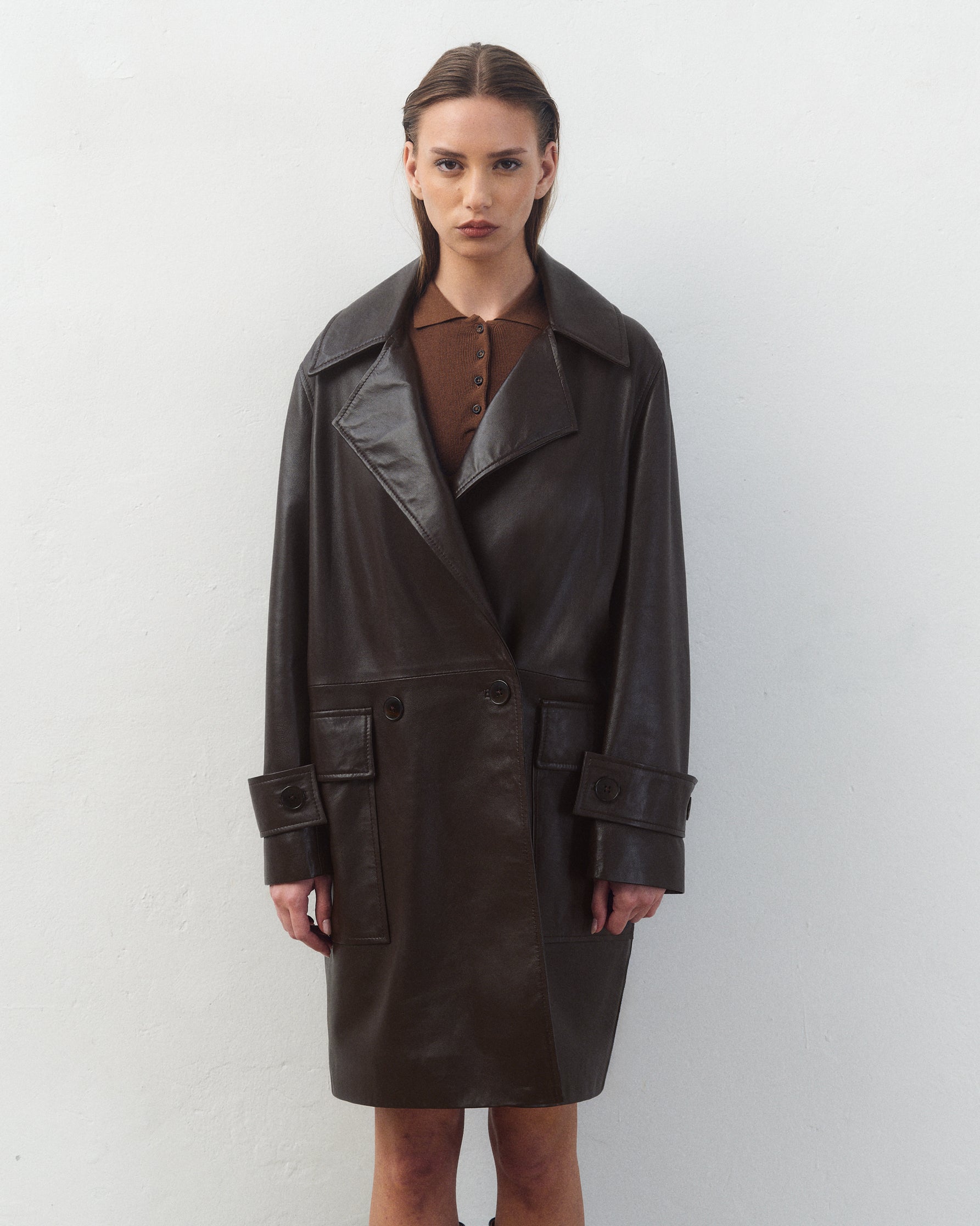 Trench Myla Marrón