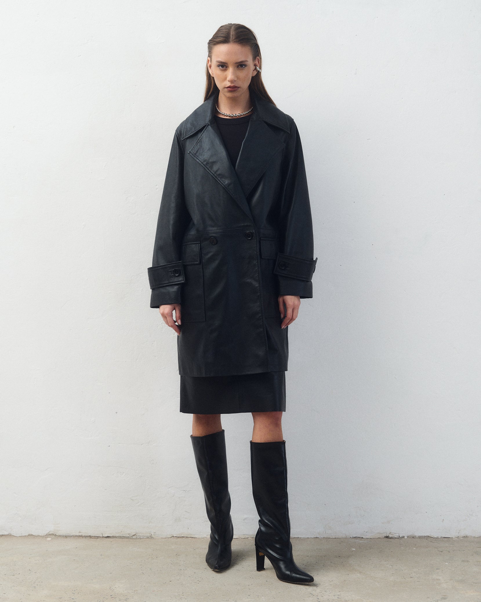 Trench Myla Negro